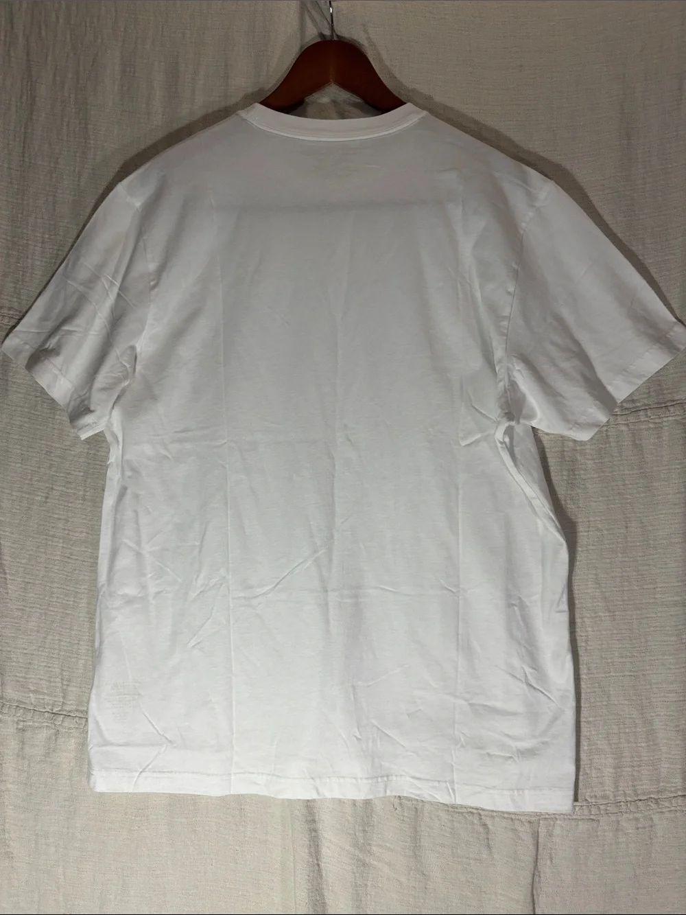 Vintage 90s Banana Republic White Blank Tee 100% Heavyweight Cotton XLT Tall EUC